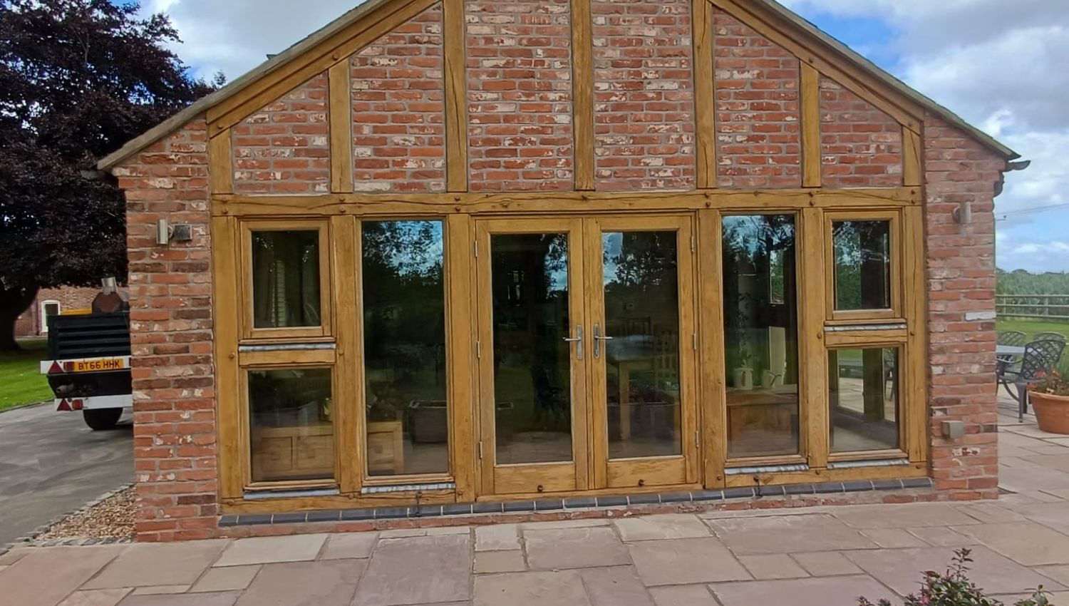 Outbuilding shot blasting