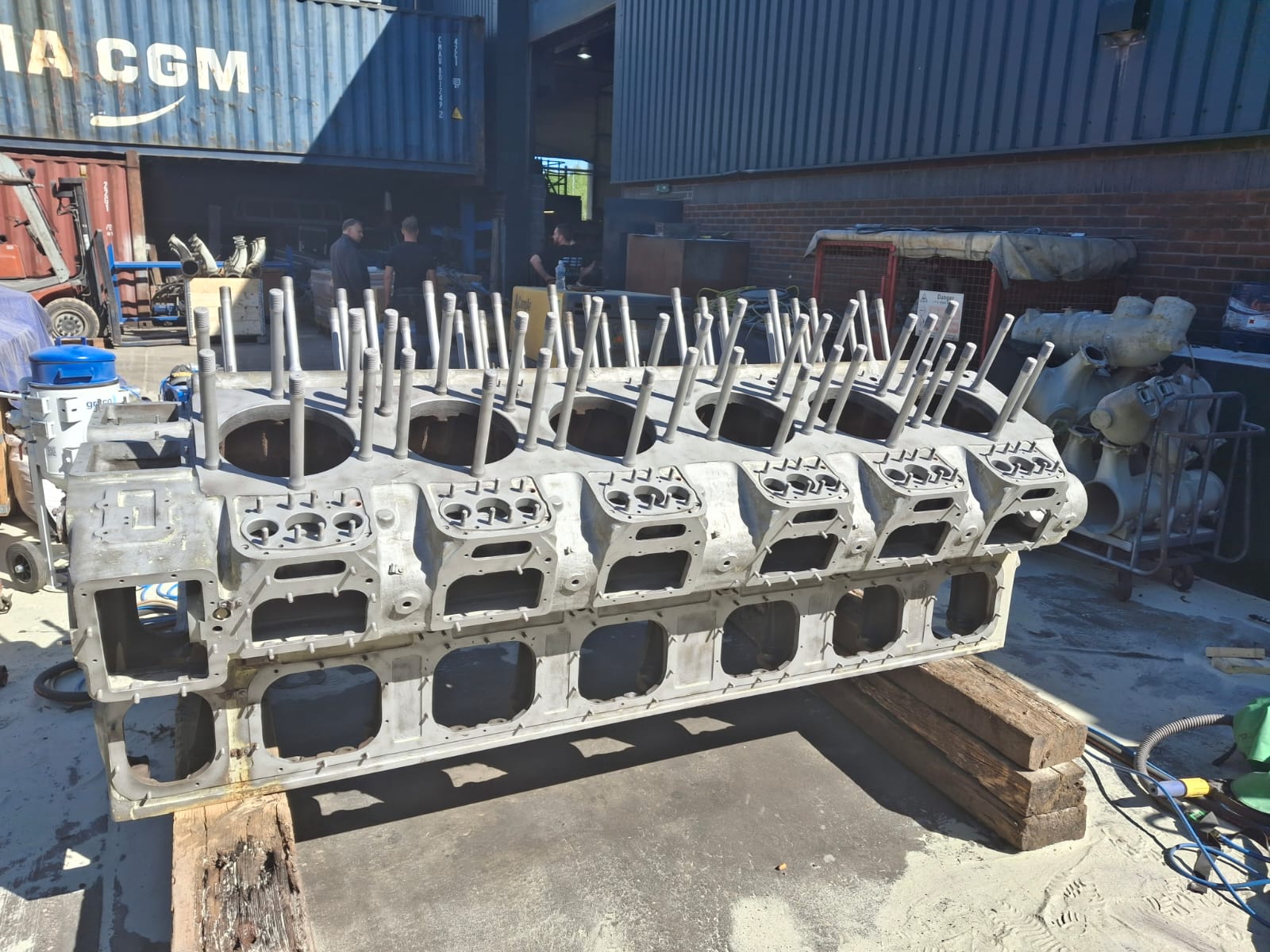 Marine engine block - full length clean view in County Durham