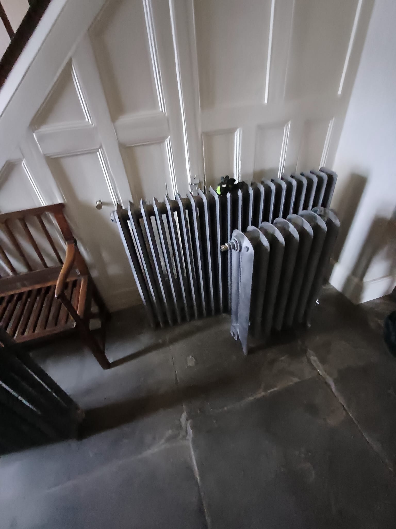 Multiple restored radiators showing consistent quality